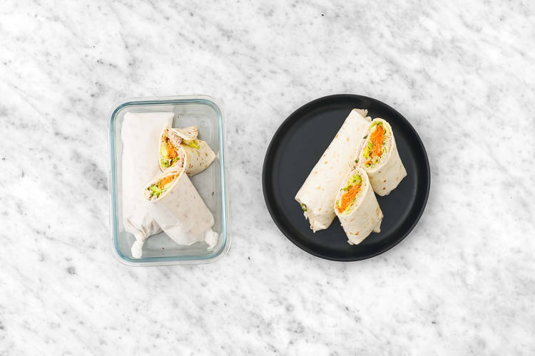 Faire les wraps et servir