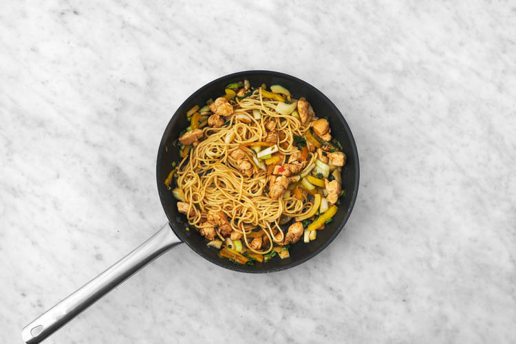 Terminer les nouilles