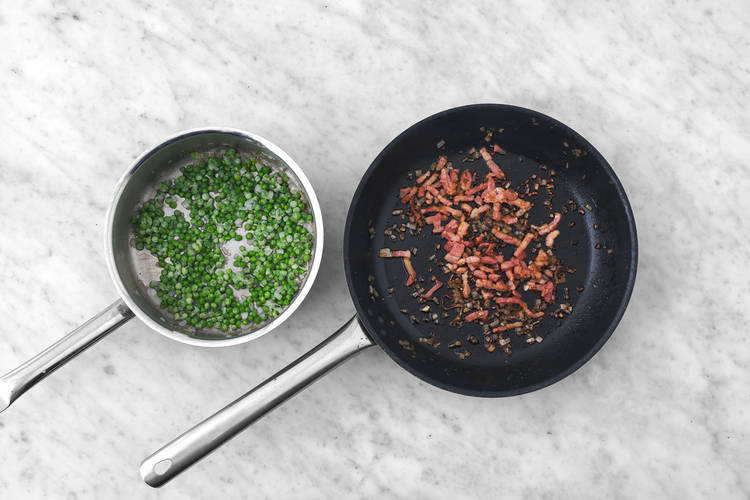 Fry the Bacon and Shallot