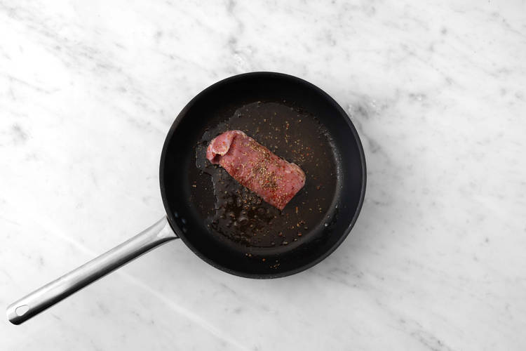 Préparer l'entrecôte