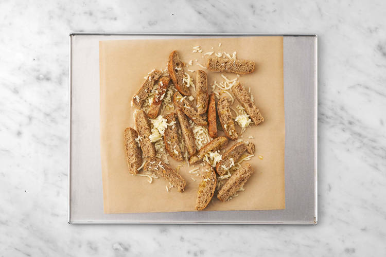 Préparer les gressins