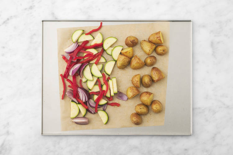 Roast the vegetables