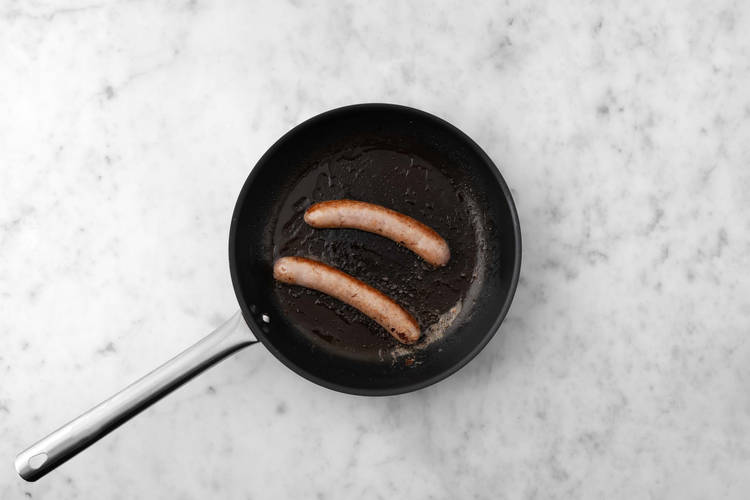 Fry the sausage