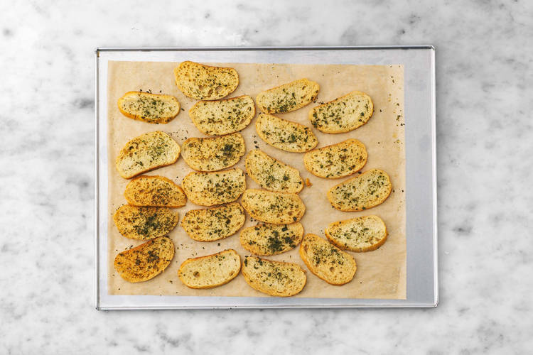 Préparer les crostini