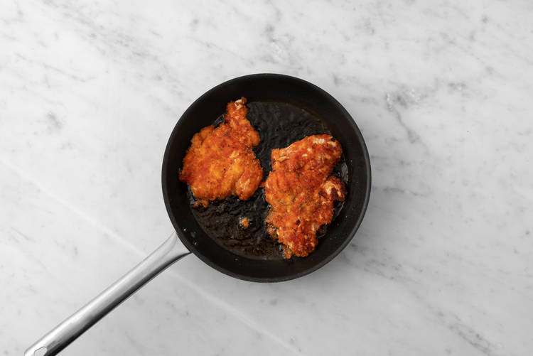 Fry the chicken