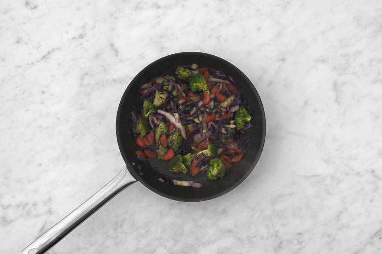 Cook veggies