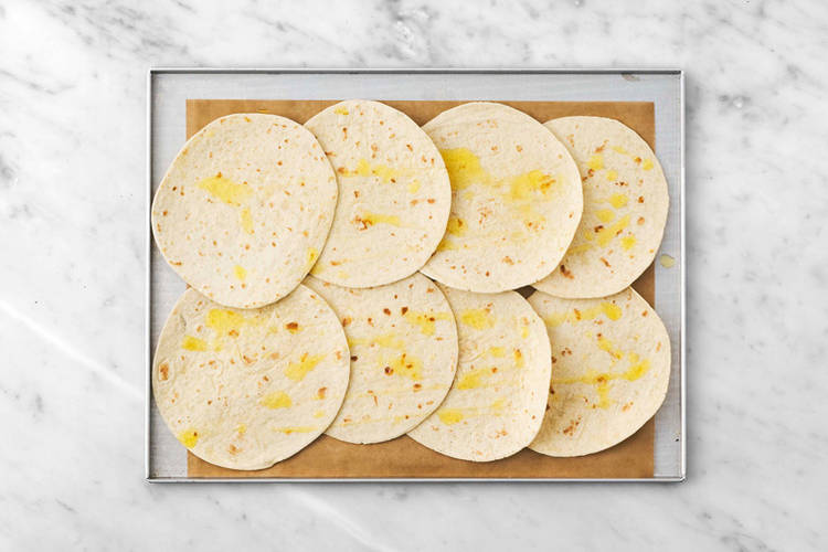 Bag tortillabrød