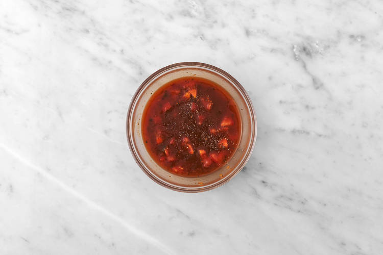 Bland enchiladasauce