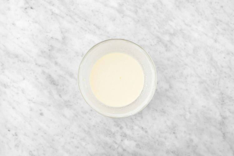 Make crêpe batter and prep