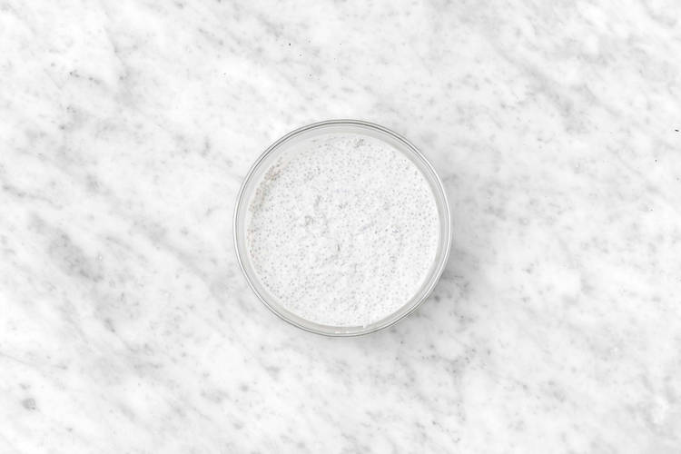 Blanda hallonchiapudding