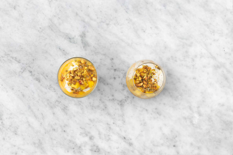 Toppa mangochiapudding