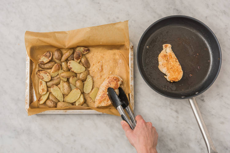 Pouletbrust braten und garen