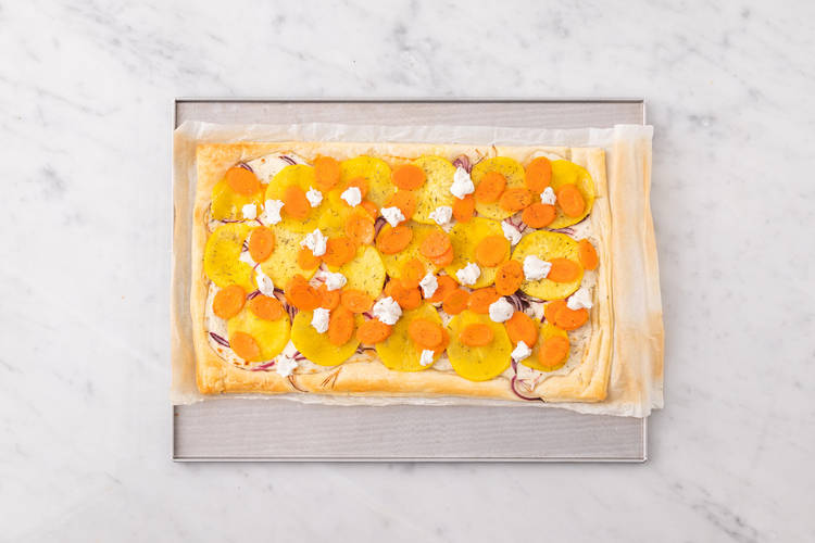 Tarte fertigstellen