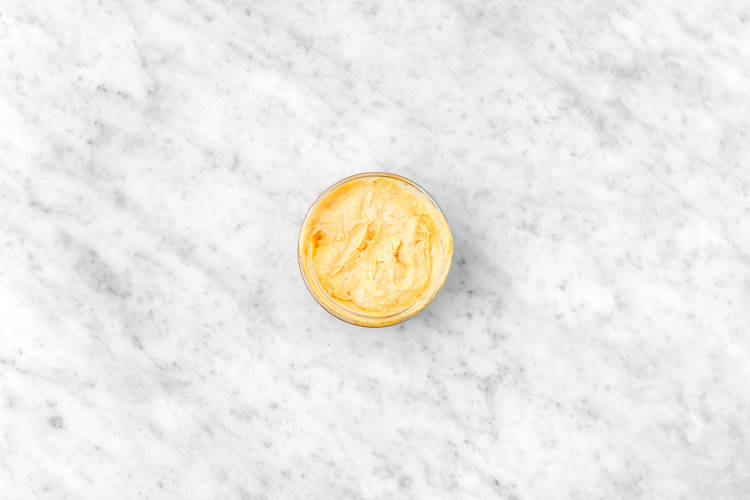 Bake pretzel bites and make dip