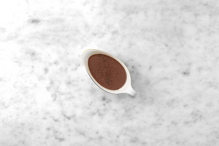 Finish gravy