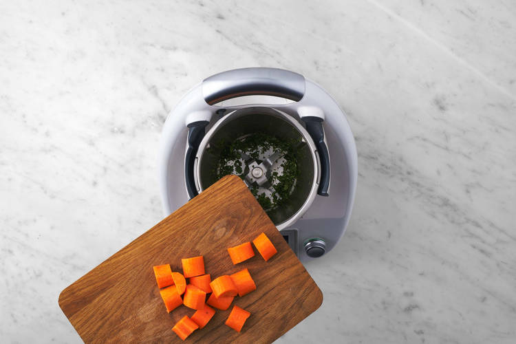 Für den Karottensalat