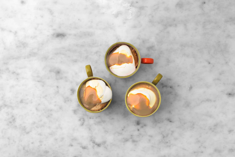 Make whip cream and serve