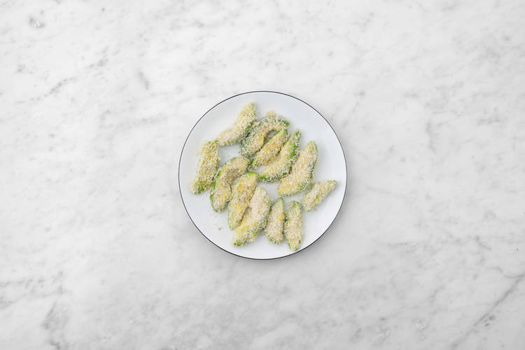 Impanare le avocado fries
