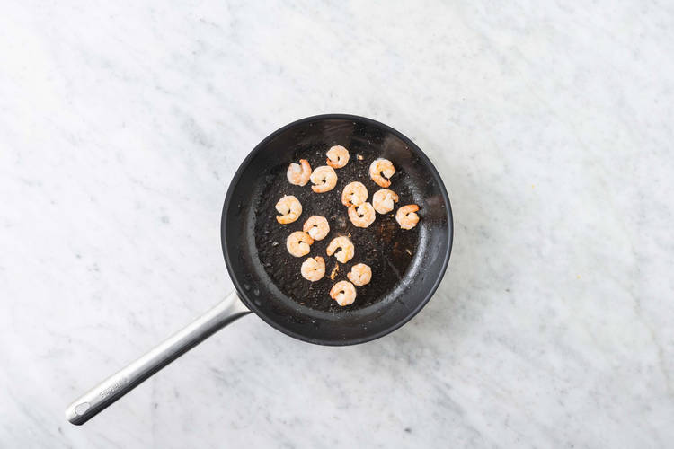 Cocina los langostinos