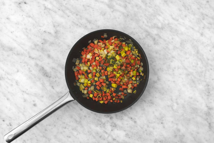 Préparer la garniture