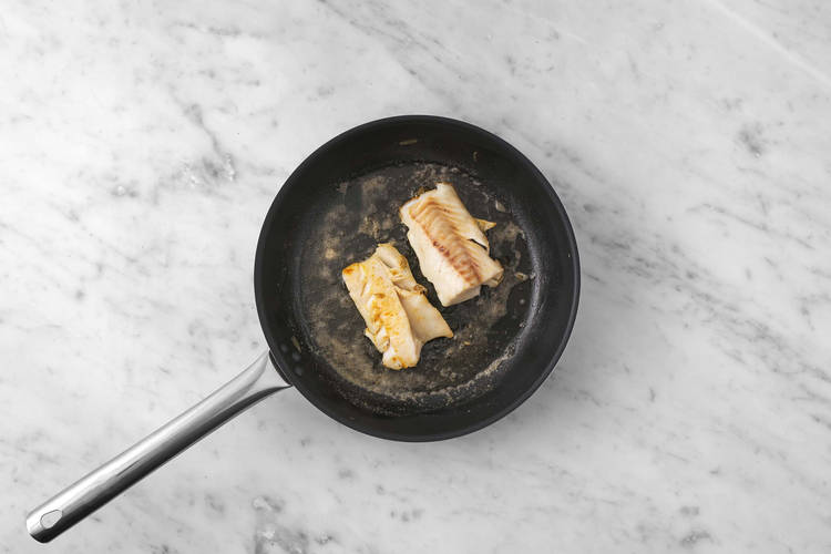 Kabeljauwfilet bakken