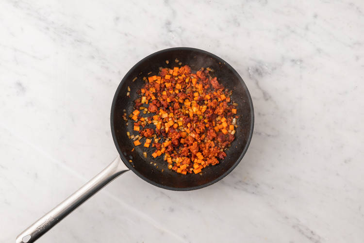 Cook Beyond Meat® and veggies