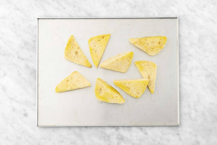 Prep the Ciabatta and Cheese