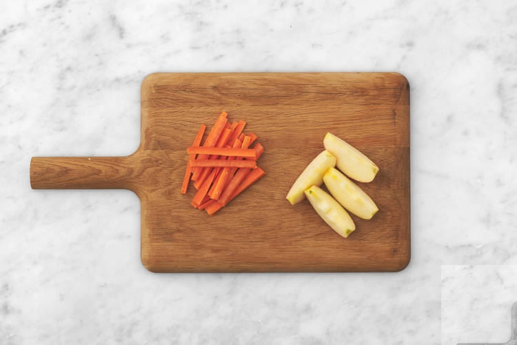 Förbered frukt och grönt