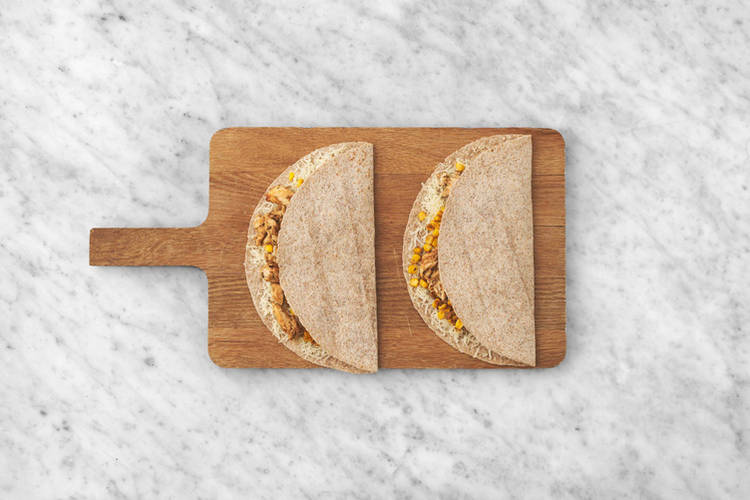 Förbered quesadillas