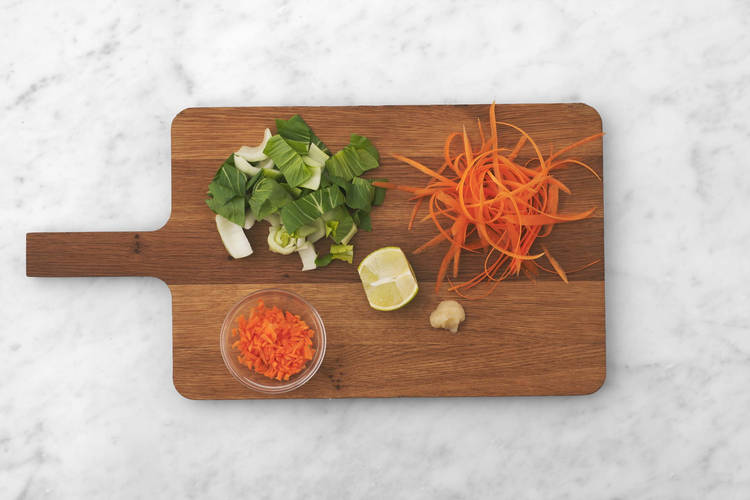 Forbered grøntsager