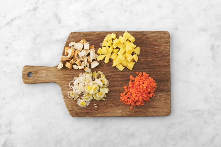 Forbered grøntsager