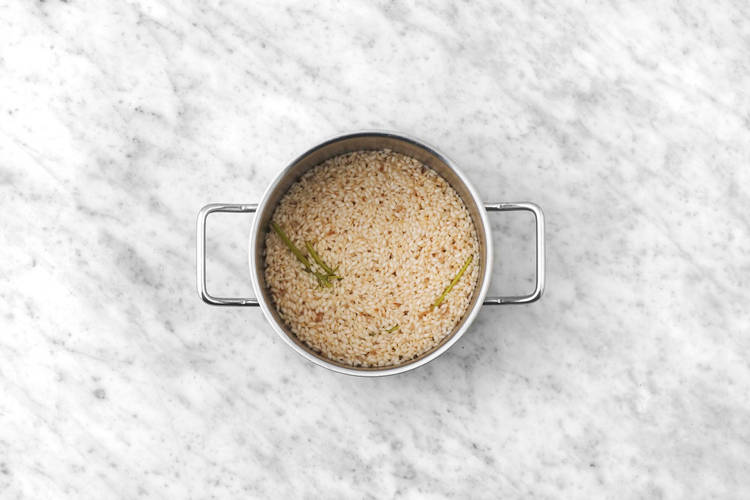 Cuire le risotto 