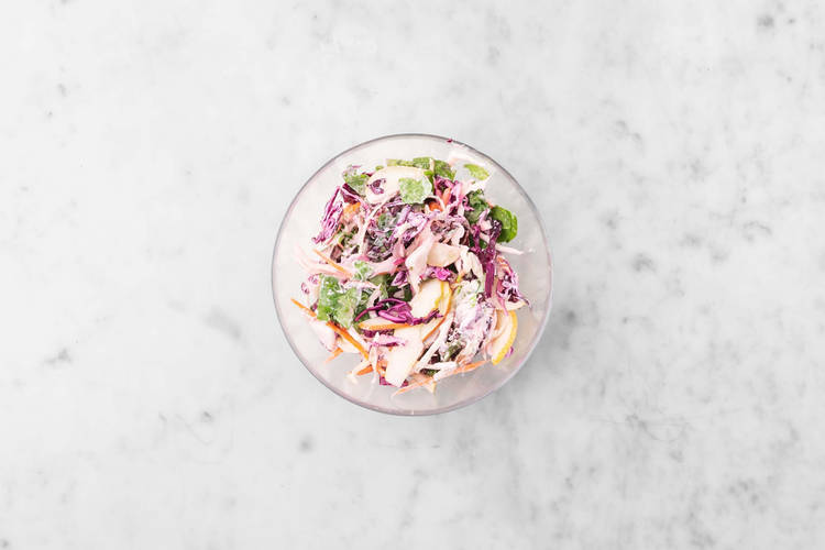 Place au coleslaw