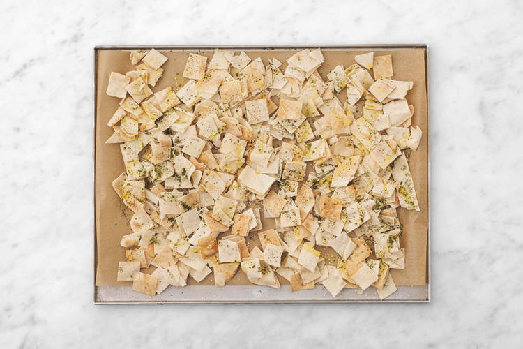Flatbreadchips maken