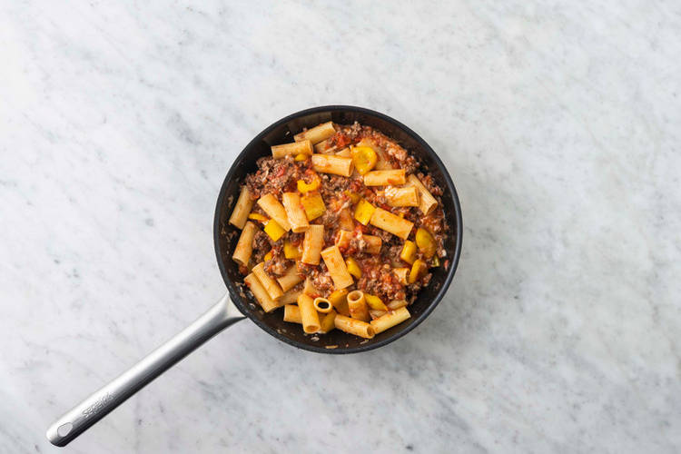 Coat the Rigatoni