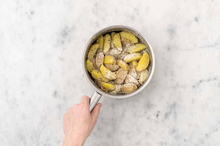 Parboil the Potatoes