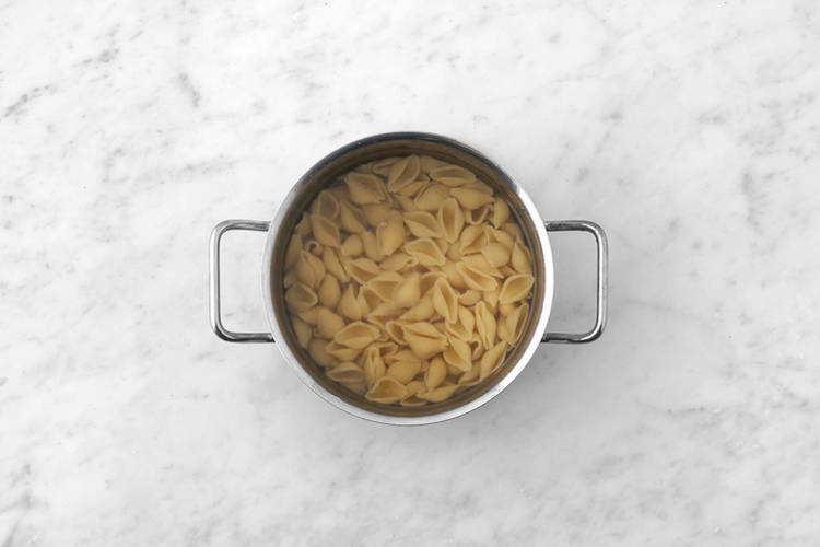 Pâtes en ébullition