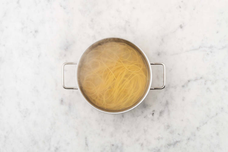 Pâtes en ébullition 