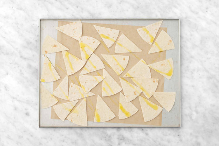 Faire les chips de tortillas