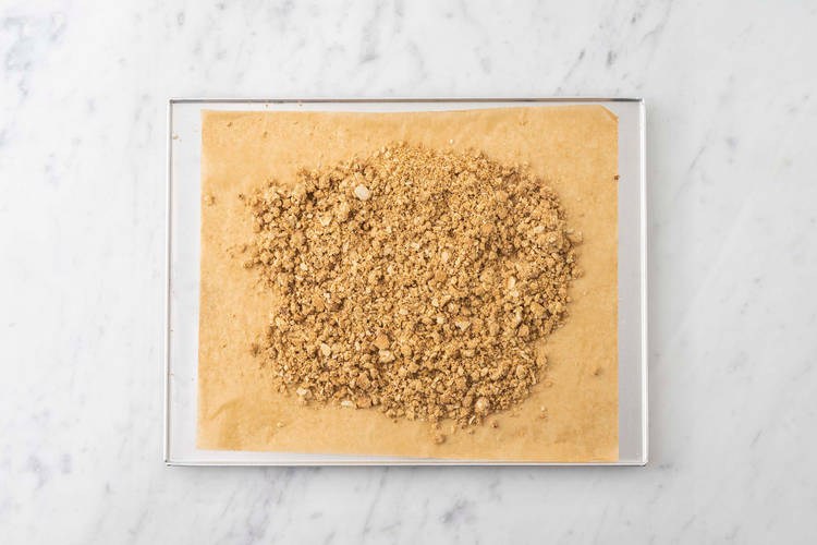 Streusel backen