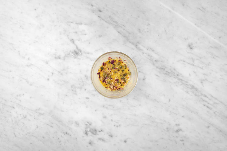 Préparer la vinaigrette