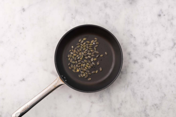 Toast the pumpkin seeds