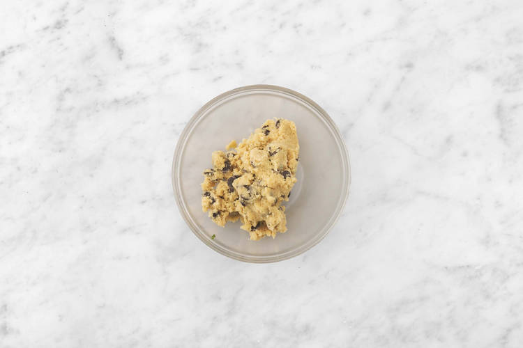 Make the Chocolate Chip Cookie Base
