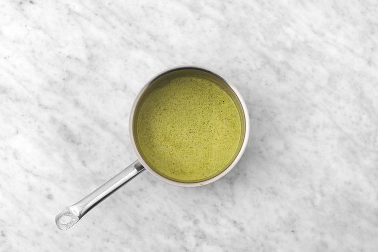 Make the Pesto Sauce