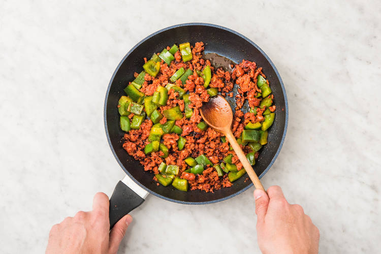 Faire cuire le chorizo