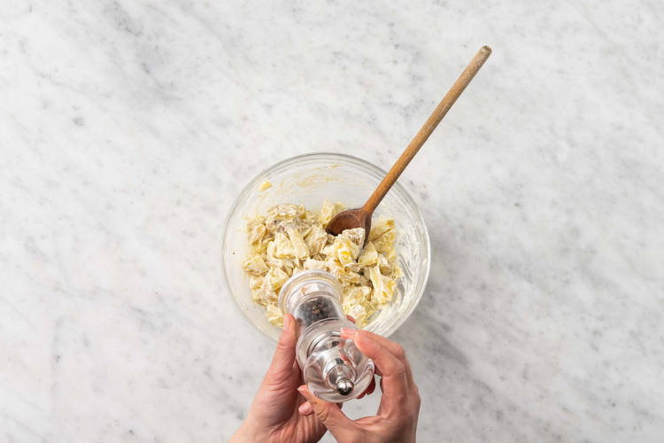 Faire la salade de pommes de terre