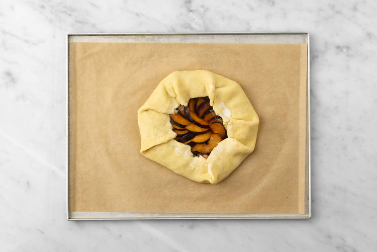 Make galette filling and bake