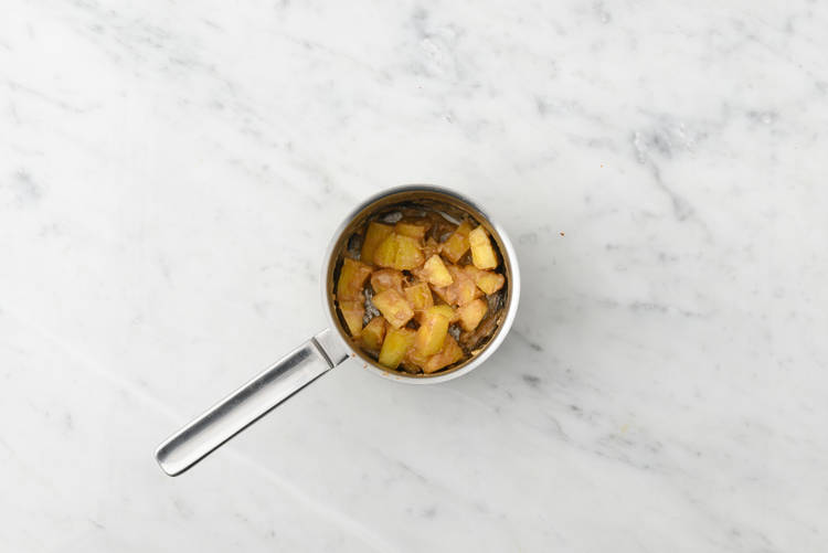 Make pineapple compote