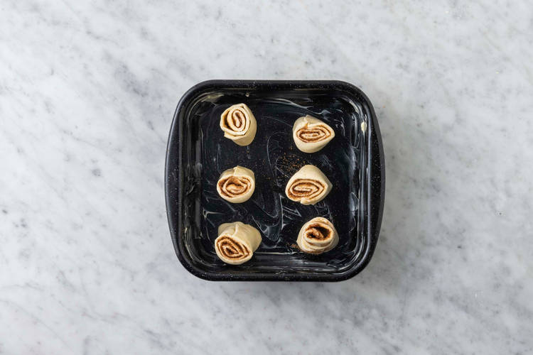 Assemble and bake rolls