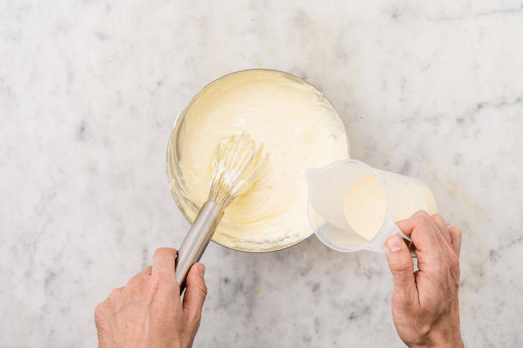 Préparer la mousse au fromage à la crème